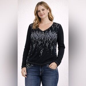 Miss me sheer sweater